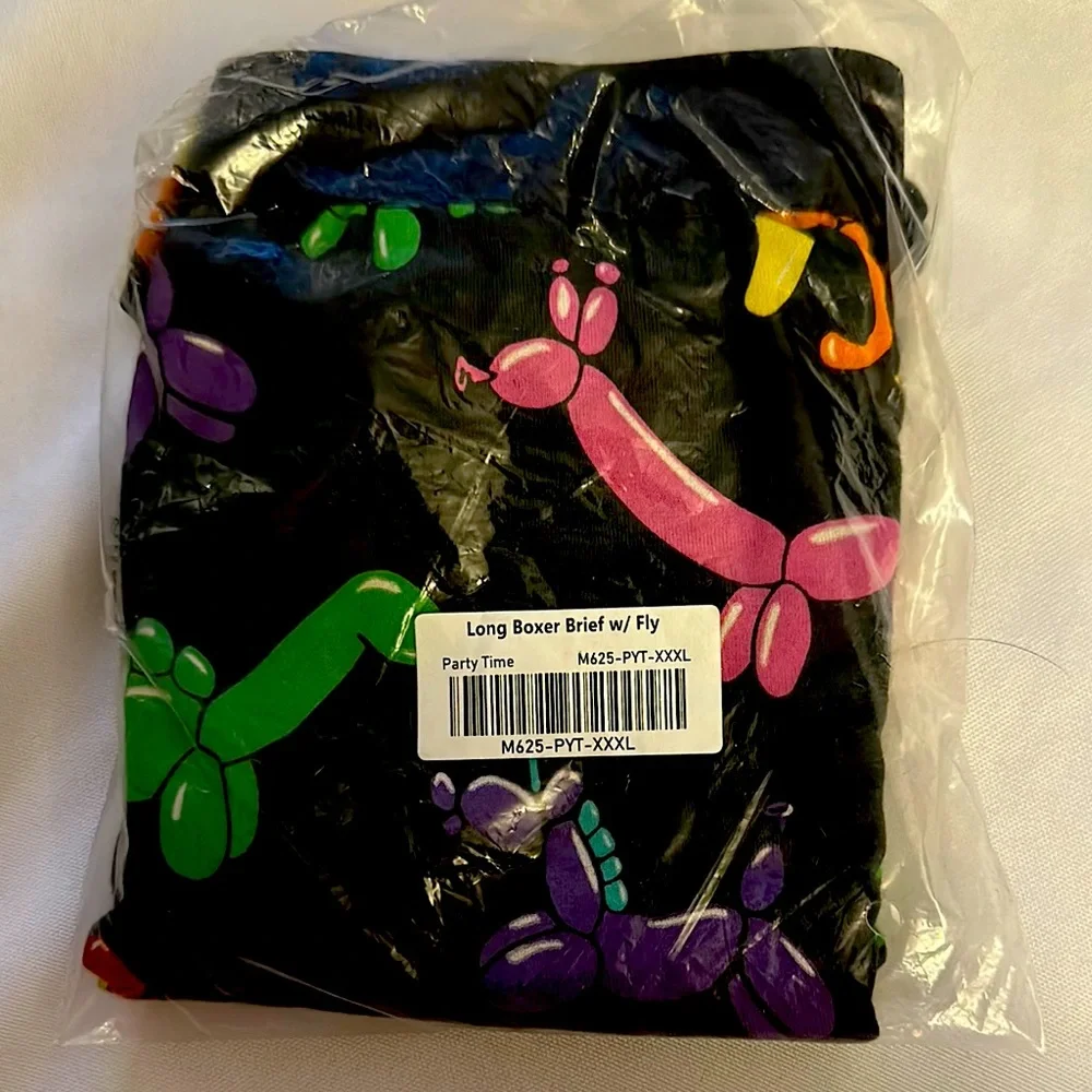 Me Undies Party Time long boxer brief with fly size 3XL